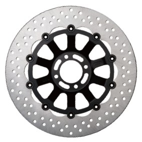 SUNSTAR サンスター TRAD TYPE2 [トラッドタイプ2] フロントディスクローター Z1-R/Z1-RII Z1000 空冷 MkII Z2 750RS/Z750FOUR Z750FX Z900 KZ900 KAWASAKI カワサキ ブレーキディスクローター ブレーキ フローティングピンカラー：ゴールド