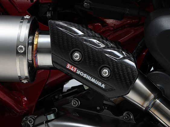 楽天市場】YOSHIMURA ヨシムラ カーボンヒートガードSET