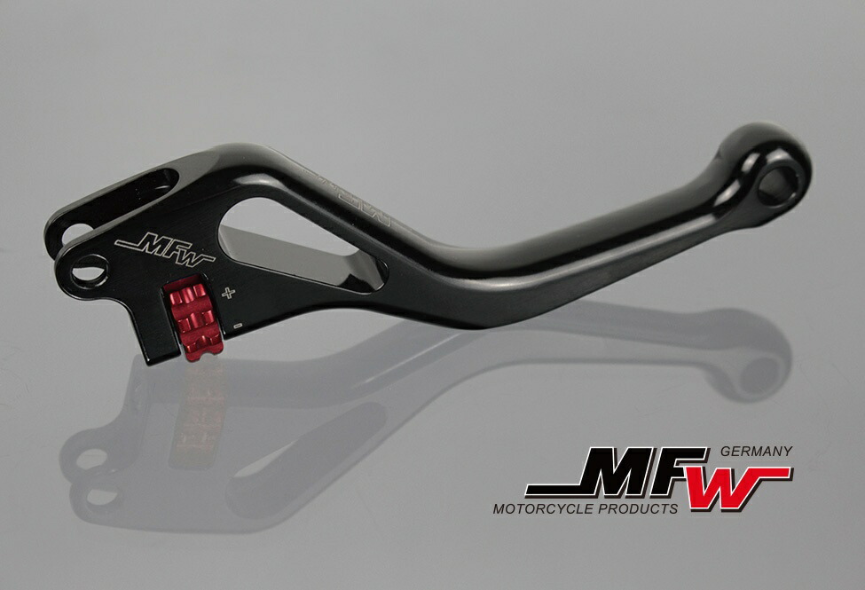 MFW エムエフダブリュー ブレーキレバー ショートタイプ TuonoV4 1000 APRILIA アプリリア ハンドル周辺パーツ ハンドル レバーカラー：ブラック×ダイヤルカラー：ゴールド