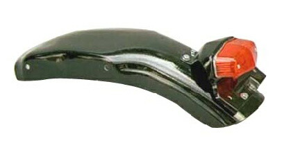 ★ブルックランズ　WMダブルエム★リアフェンダーAssy ブルックランズ製アルミリアフェンダ WM製ルーカス型テールランプ SR400 1JR 2H6 WM ダブルエム アルミ リアフェンダー I SR400 SR500 YAMAHA