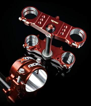 XTRIG ROCS 　yz250 yz250x用 楽天市場】XTRIG エックストリッグ TRIPLE CLAMP ROCS Pro