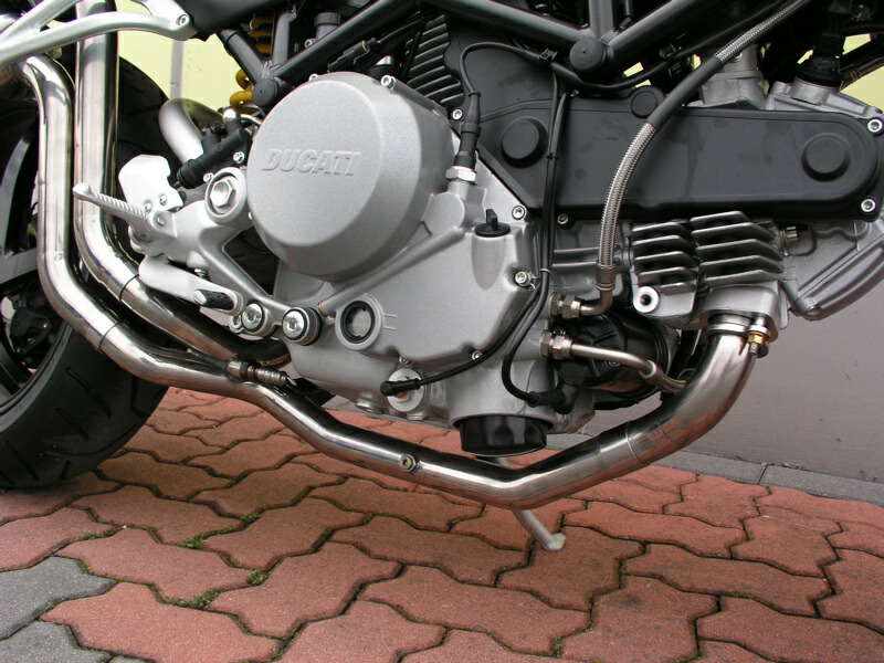 SPARK EXHAUST スパーク マフラー エレクトロポリッシュエキゾーストパイプキャタライザーキャンセラー Electropolished manifold 当店一番人気 to Monster 07-13 the 800 S2R catalyst remove 全商品オープニング価格特別価格