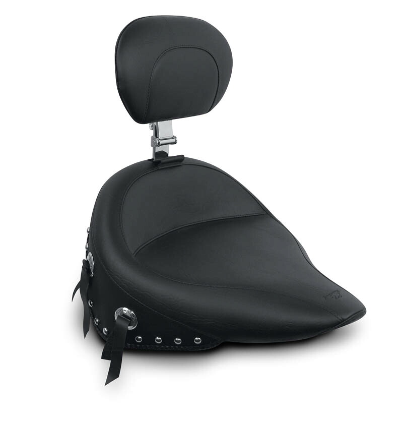 MUSTANG マスタング ツーリングワイドソロシート ドライバーバックレスト付き (Wide Touring Solo Seat with Driver Backrest)【VINTAGE SOLO DBR 00-5FLST】 HARLEY-DAVIDSON ハーレーダビッドソン シート シート関連 外装