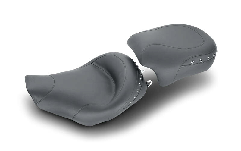 MUSTANG マスタング ツーリングワイドスタッド ソロシート ブラックスタッド (Wide Touring Studded Solo Seat，Black Studs)【SOLO W/BLK STUD 97-07FLHR】 HARLEY-DAVIDSON ハーレーダビッドソン シート シート関連 外装