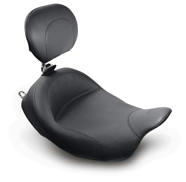 MUSTANG マスタング ヴィンテージソロシート ドライバーバックレスト付き/スタッドなし (Vintage Solo Seat with Driver Backrest，No Studs)【SEAT SOLO VIN W/BR 8-18FL】 HARLEY-DAVIDSON ハーレーダビッドソン シート シート関連 外装 63,525円