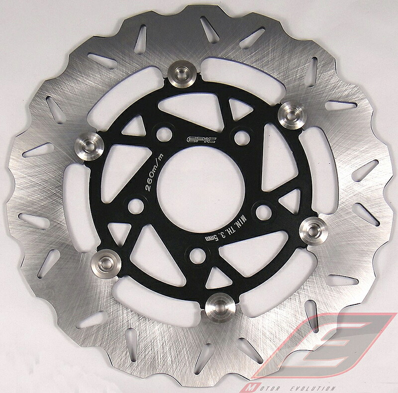 EPIC エピック 260mmウェーブディスクローター fighter150 New Fighter 150 ZR SYM ブレーキディスクローター ブレーキ|ウェビック 店