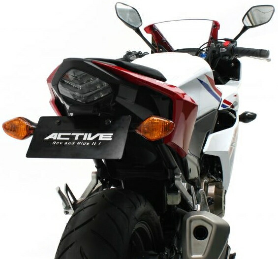 楽天市場 Cbr400r Abs 16年 フェンダーレスキット ブラック Led ナンバー灯付 Active アクティブ バイク用品 パーツのゼロカスタム