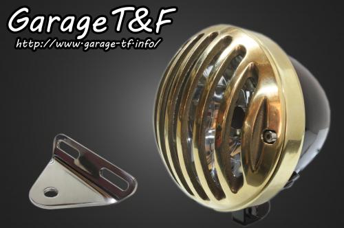 Garage T&F ガレージ 4.5インチバードゲージヘッドライト&ライトステー(タイプA)キット ビラーゴ250XV250 YAMAHA ヤマハ ヘッドライト 灯火類 電装系|ウェビック 店
