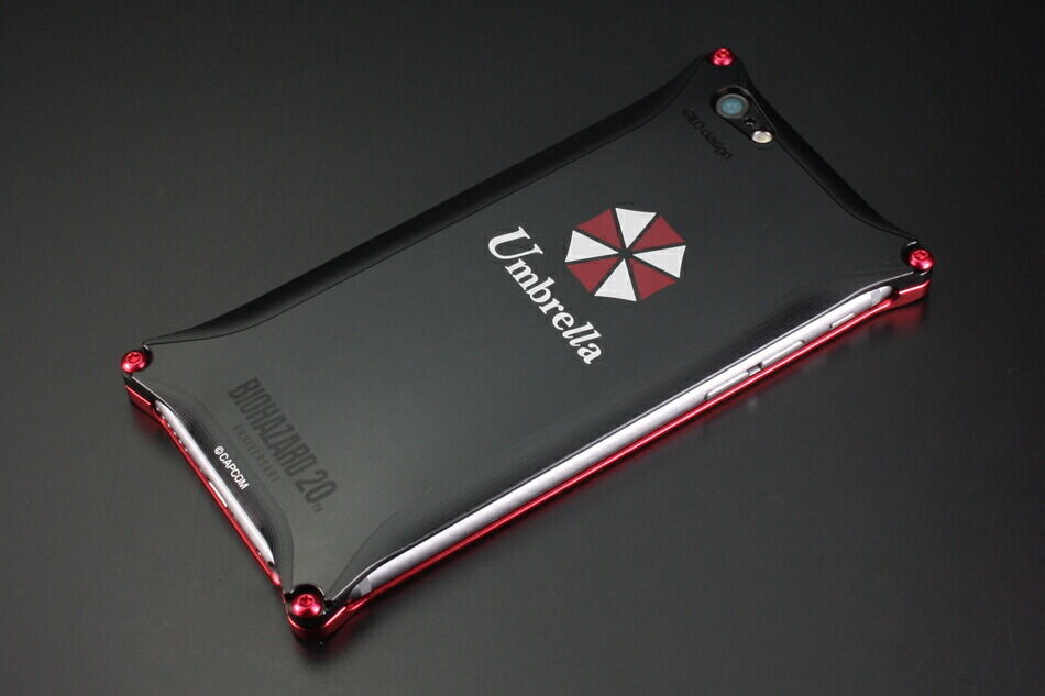 GILD design ギルド目論む BIOHAZARD 20th Anniversary Edition Solid [バイオハザード 記念日 ～版 益荒男] for iPhone6／6s Umbrella [コウモリ傘] スマートフォンケース 陰電子装置類