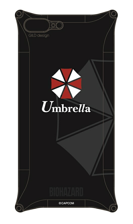 GILD design ギルド目論む BIOHAZARD Solid for iPhone7Plus 【Umbrella 真似形】 スマートフォンケース 陰電子装置類