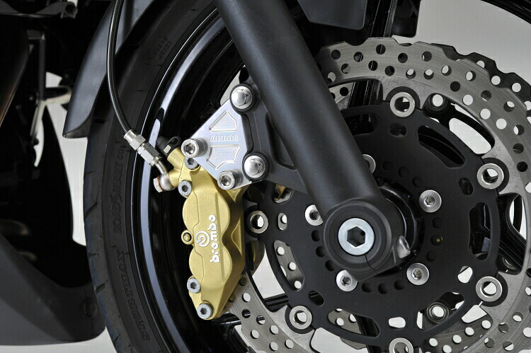 AGRAS アグラス キャリパーサポート 4POT用 ニンジャ400R KAWASAKI カワサキ キャリパーサポート・ブラケット ブレーキ｜ウェビック　店