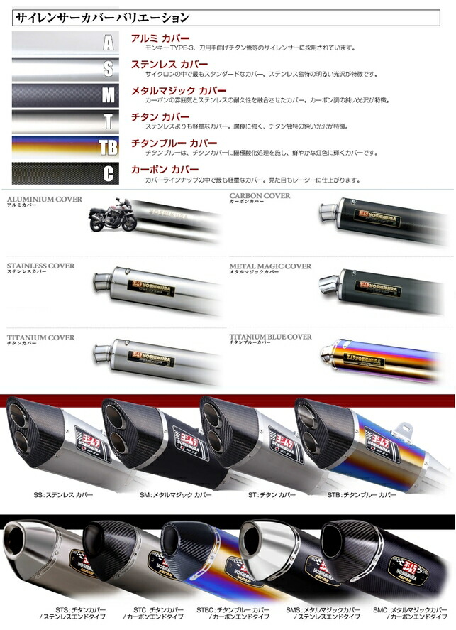 Yoshimura 中型バイク ヨシムラ 機械曲チタンサイクロン オフロード Monkey 原付 モンキー ウェビック 店 フルエキゾーストマフラー チタンカバー 重量 Std1 9kg 1 7kg マフラー モンキー Tt 送料無料 Gp Magnum Monkey Yoshimura ヨシムラ 110 401 8u80