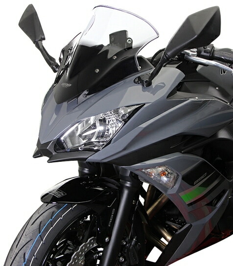 MRA エムアールエー スクリーンレーシング Ninja650 ニンジャ650 KAWASAKI カワサキ スクリーン 外装 カラー：クリア／グラデーション有り