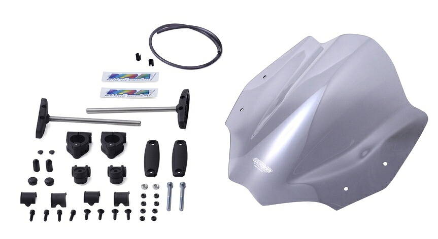 MRA エムアールエー スクリーン ツーリング CB1000R HONDA ホンダ 外装 カラー：スモーク／グラデーション無し