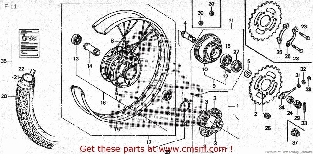 CMS シーエムエス WHEEL SUB ASSY，RR JDM C50CM C50D C50S C50ST 5 JAPAN AA01-150  人気新品入荷