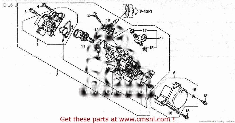 CMS シーエムエス 16400-GBJ-M32 THROTTLEBODY ASSY C50BN 8 AA01-170 JAPAN JDM C50CM  C50D C50S 定価の88％ＯＦＦ