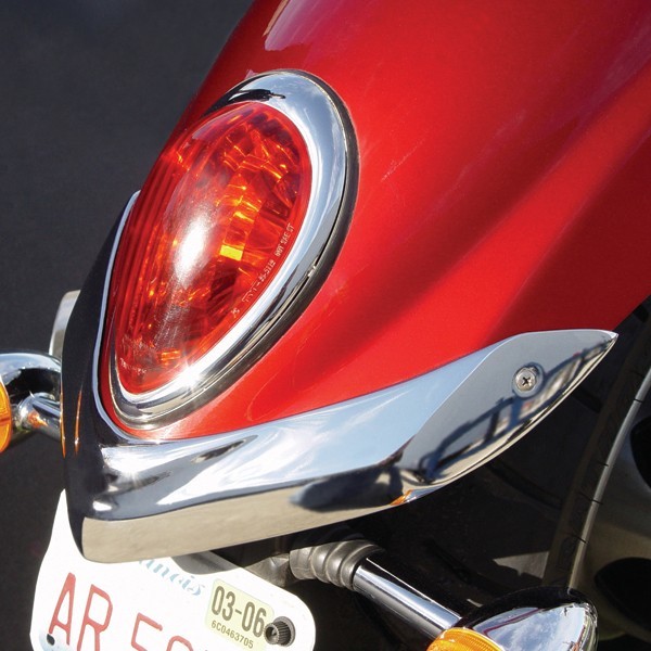 シリアルシール付 National Cycle ナショナルサイクル 鋳造リアフェンダーティップ (Cast Rear Fender Tip) HARLEY-DAVIDSON FLSTF Fat Boy 06 | enmouvement.ch