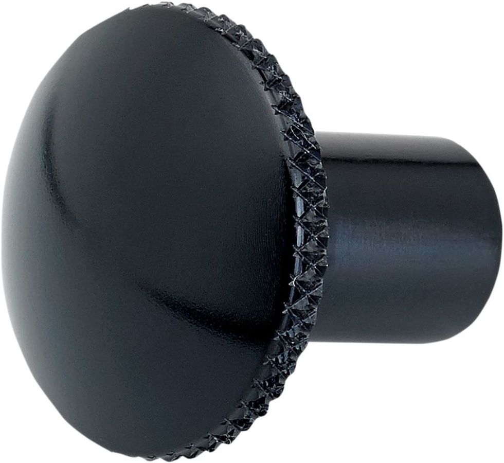JOKER MACHINE ジョーカーマシーン チョークノブ ローレット ブラック 【CHOKE KNOB KNURLED BLACK [0657-0028]】 HARLEY-DAVIDSON ハーレーダビッドソン チョーク 吸気関連 エンジン｜ウェビック　店