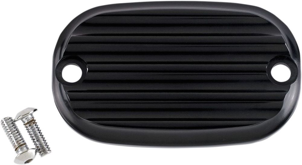 JOKER MACHINE ジョーカーマシーン リアマスターシリンダーカバー フィン ブラック 【COVER R.MC FINNED BLK [1731-0545]】 HARLEY-DAVIDSON ハーレーダビッドソン マスターシリンダータンクキャップ・リザーバーカバー ブレーキ