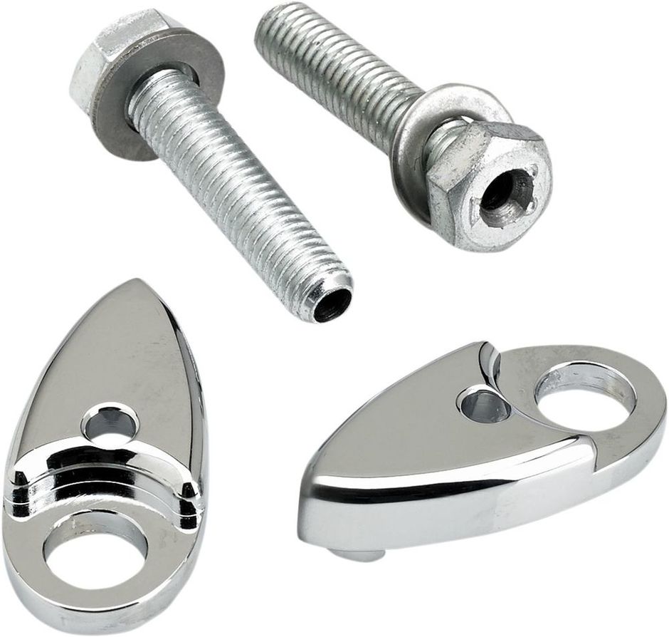 JOKER MACHINE ジョーカーマシーン アダプタープレートクロームDYNA用 【ADAPTOR PLATE DYNA CRM [2040-1275]】 HARLEY-DAVIDSON ハーレーダビッドソン ウインカーステー・マウント 灯火類 電装系
