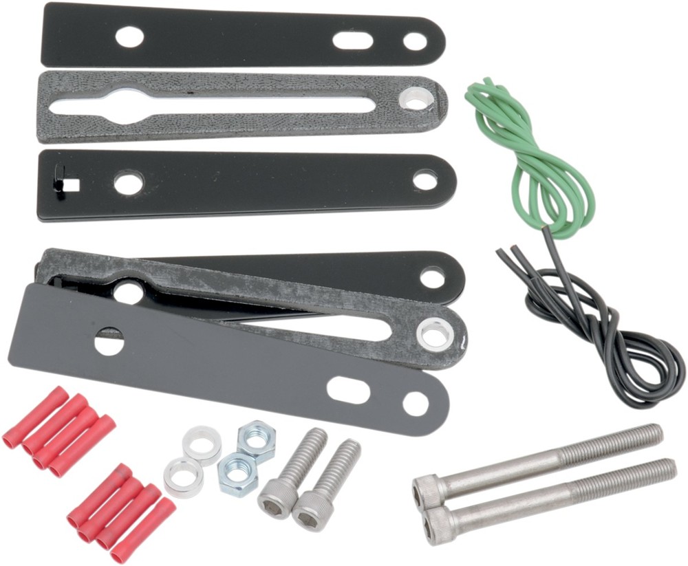 SADDLEMEN サドルメン ウインカーリロケーター ブラック SOFTAIL用 【TURN SIG RELOCTR BK SFTL [2020-0420]】 HARLEY-DAVIDSON ハーレーダビッドソン ウインカーステー・マウント 灯火類 電装系