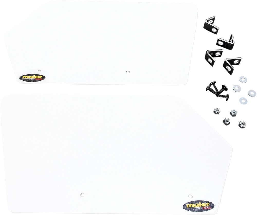 MAIER メイヤー リアナンバープレート ホワイト RZR用【PLATES # RR RZR WHT [0520-1250]】 Polaris RANGER 800 4X4 2010 - 2012 4 S ゼッケンプレート・ゼッケンベース 外装｜ウェビック　店