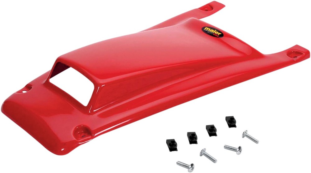 MAIER メイヤー ナンバープレートフード スクープスタイル レッド HONDA用【#PLATE HOOD SCPD HON RD [0521-0170]】 TRX250R FourTrax 1986 - 1989 HONDA ホンダ その他外装オプション・補修部品 外装