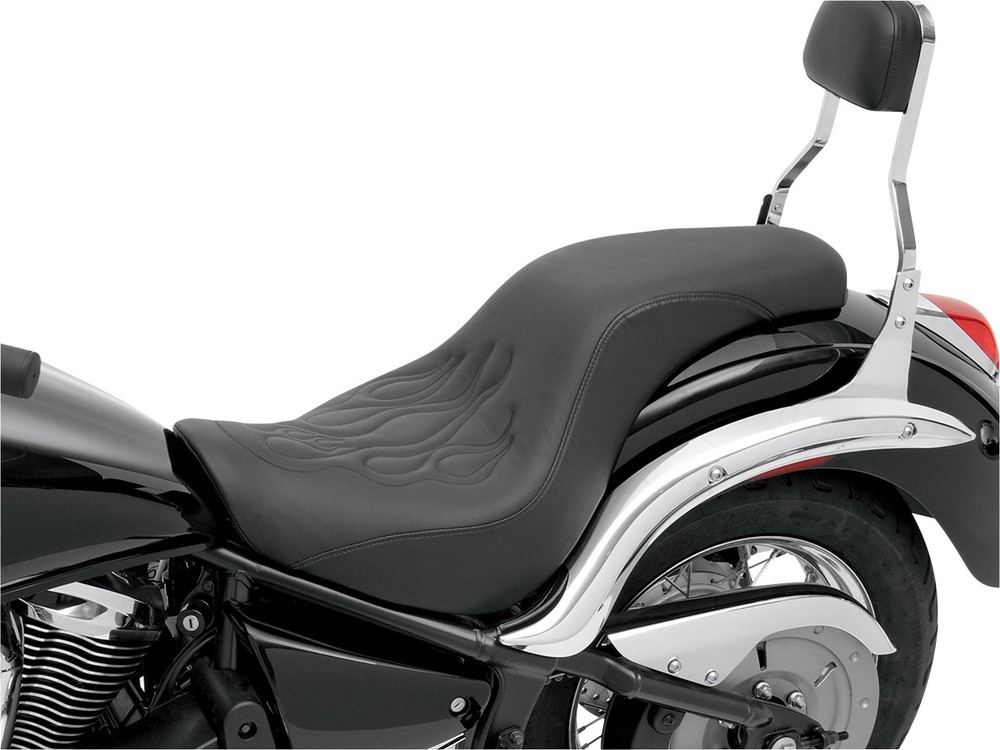 SADDLEMEN サドルメン シート PROFILERモデル フレーム VN900用 【SEAT，PRFLR FLAME VN900 [0810-0345]】 VN900B Vulcan Classic 2006 - 2015 KAWASAKI カワサキ シート関連 外装｜ウェビック　店