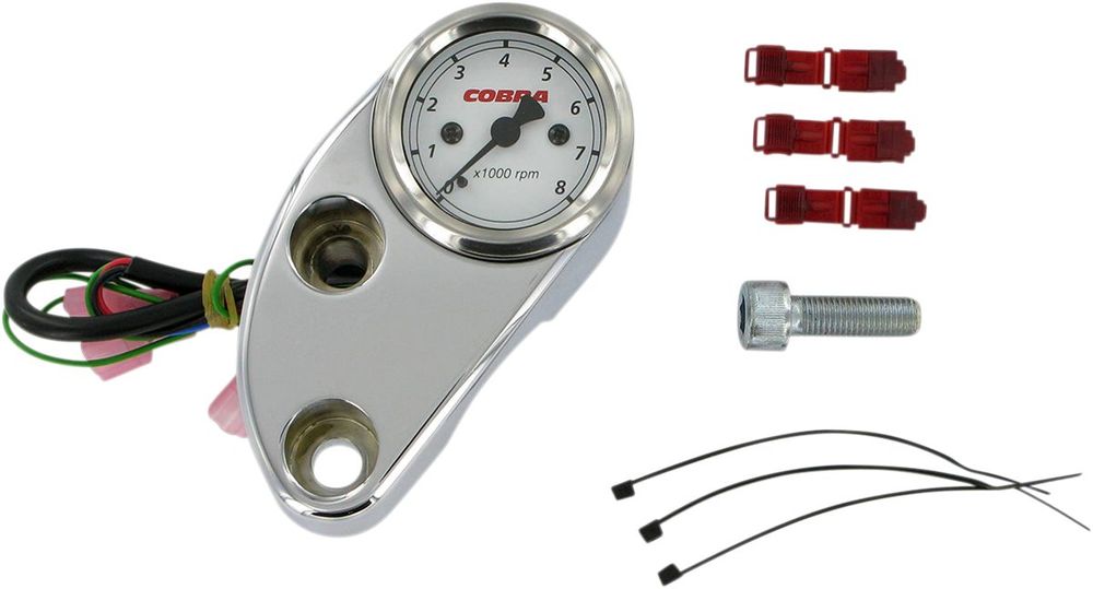 COBRA コブラ ボルトオンタックキット【Bolt-On Tach Kits】 VN1700 Vulcan Classic 2009 - 2013 VN2000F 2000 LT 2006 2007 VN2000J 2008 2010 VN900B 2015 VN900D 2011 KAWASAKI カワサキ タコメーター メーター・インジケーター関係 電装系