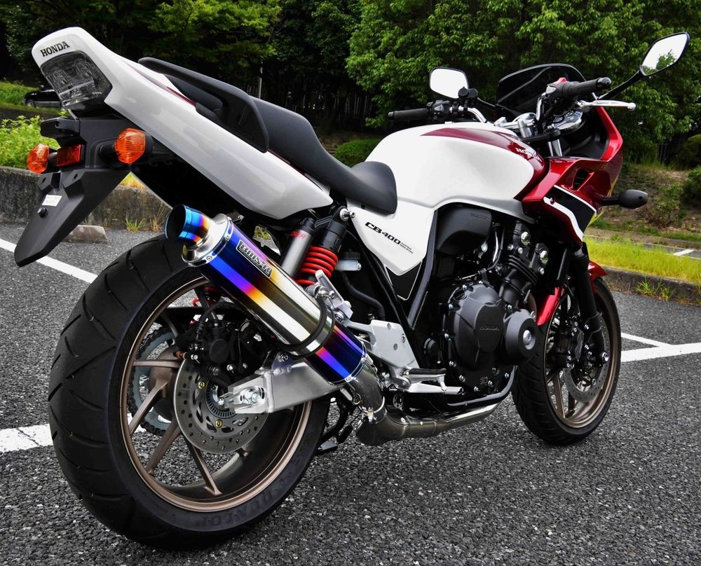 楽天市場 Beams ビームス R Evo スリップオンマフラー サイレンサー ヒートチタン 重量 純正4 0kg 2 25kg Cb400スーパーフォア Cb400スーパーボルドール Honda ホンダ Honda ホンダ ウェビック 楽天市場店