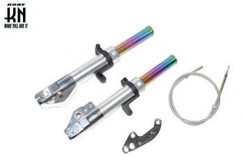KN企画 ケイエヌキカク フロントフォーク メッキボトム マジェスティ125 YAMAHA ヤマハ サスペンション 足回り|ウェビック 店