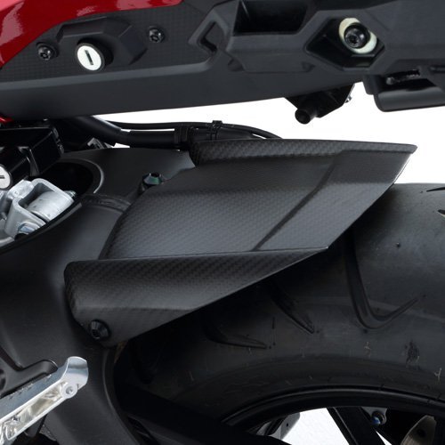 楽天市場】POWERBRONZE リア フェンダー カーボン/シルバー HUGGER