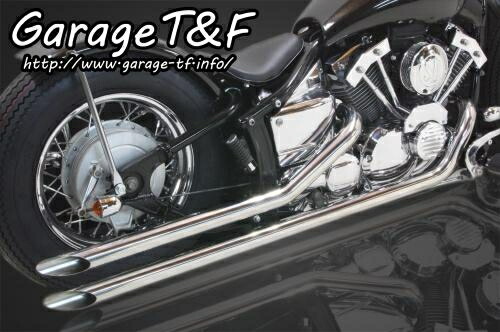 楽天市場】Garage T&F ガレージ T&F ロングドラッグパイプマフラー ...