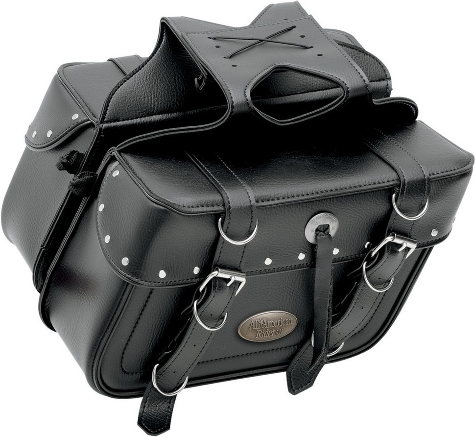 ALL AMERICAN RIDER オールアメリカンライダー サドルバッグ スラントボックスLG RVT 【SBAG SLANT BOX LG [3501-0635]】 サイドバッグ 車体用バッグ・ケース｜ウェビック　店