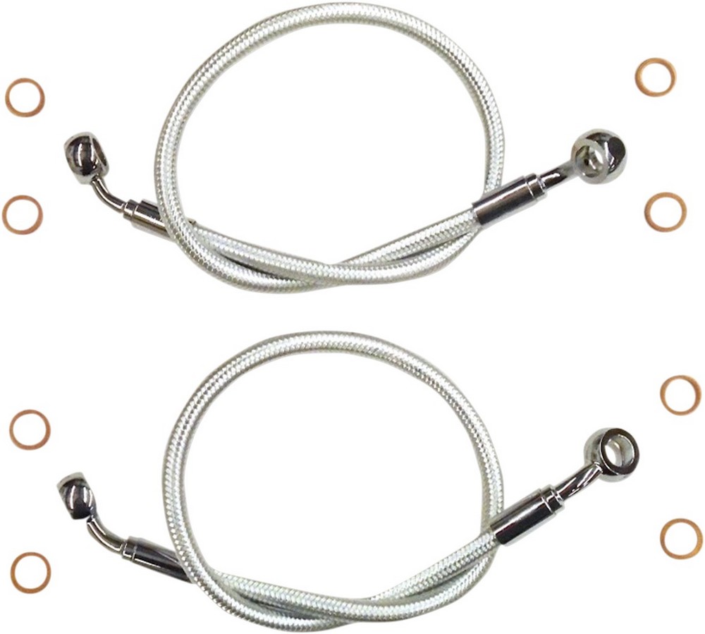 MAGNUM マグナム BRAKE LINE LOWER VIC SCII [1741-4659] Cross Country 2010 - 2016 Roads 2014 VICTORY ヴィクトリー ブレーキホース・クラッチホース ブレーキ