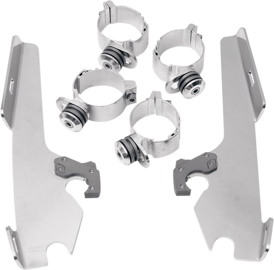 MEMPHIS SHADES メンフィスシェイズ マウントキット TRIGGER LOCKモデル F/S 【MNT KIT TRIGGERLOCK [2320-0031]】 Breakout EFI - FXSBSE 2013 2014 FXSB 2017 Dyna Fat Bob FXDF 2008 Wide Glide FXDWG 2006 2010 XV1900C Raider スクリーン取付けステー・部品 外装｜ウェビック　店