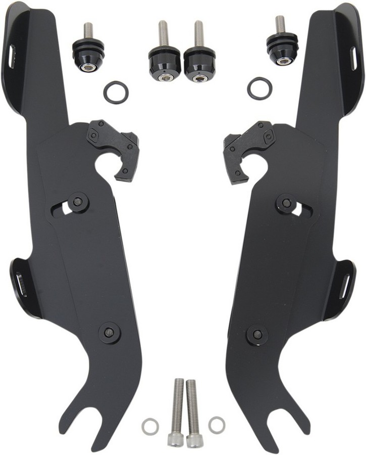 MEMPHIS SHADES メンフィスシェイズ ハードウェア FLST W/LB ブラック 【HARDWARE BLK [2320-0044]】 HARLEY-DAVIDSON ハーレーダビッドソン スクリーン取付けステー・部品 外装｜ウェビック　店