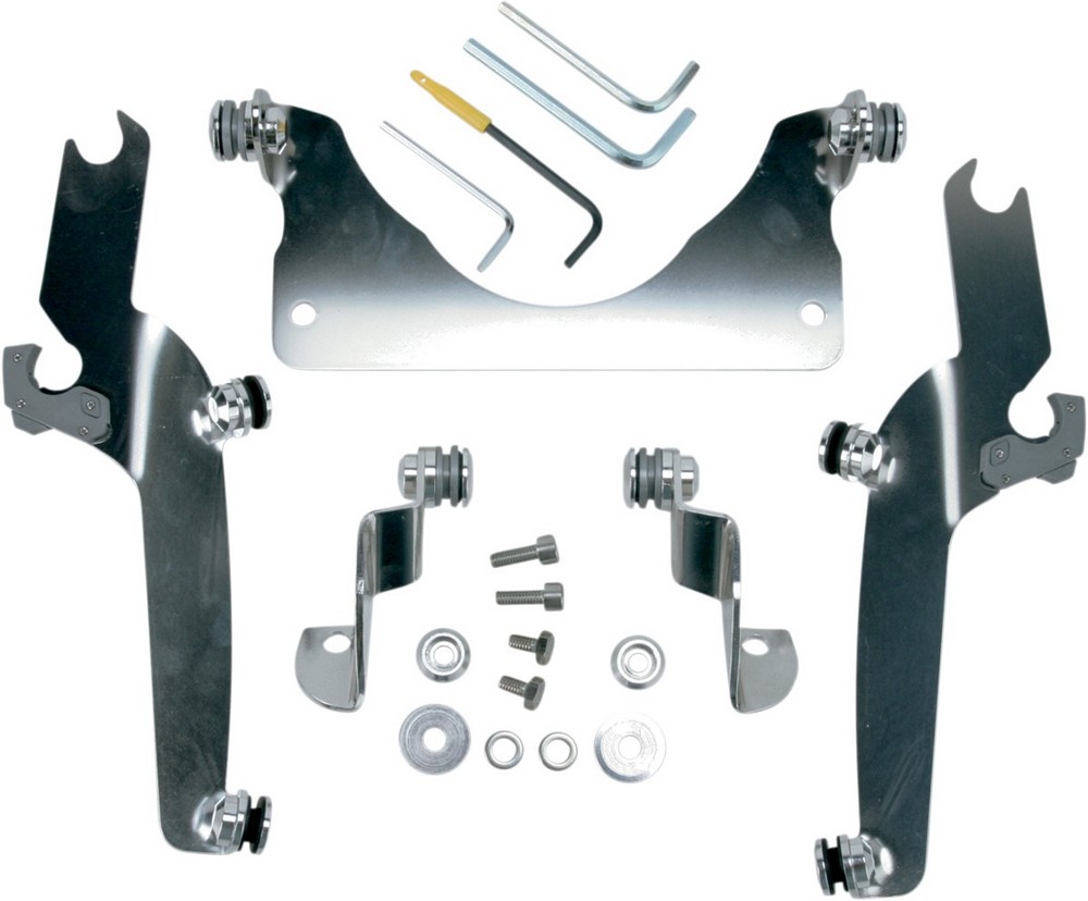 MEMPHIS SHADES メンフィスシェイズ マウントキット TRIGGER LOCKモデル ステンレス SUZUKI C90/T 用【MNT KIT TL SS SUZ [2321-0152]】 VL1500 Boulevard C90 2005 - 2009 C90T スズキ スクリーン取付けステー・部品 外装｜ウェビック　店