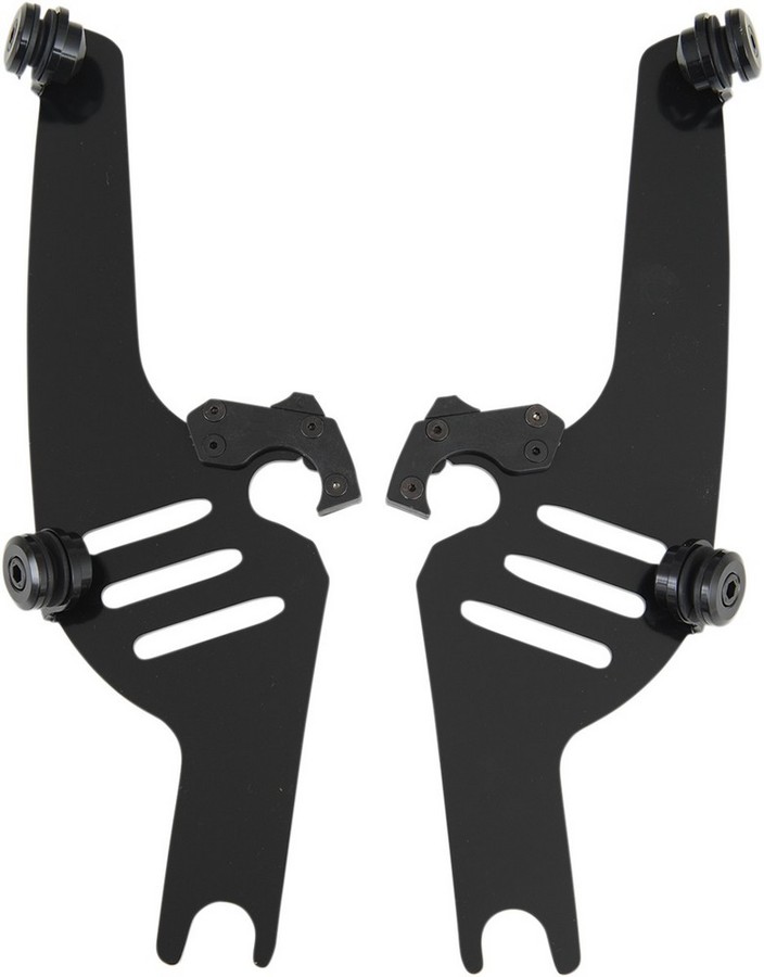 MEMPHIS SHADES メンフィスシェイズ プレートキット ステンレス ブラック VTX13 COV用 【PLT KIT SS COV BLK [2321-0212]】 VTX1300R 2003 - 2009 VTX1300S HONDA ホンダ スクリーン取付けステー・部品 外装