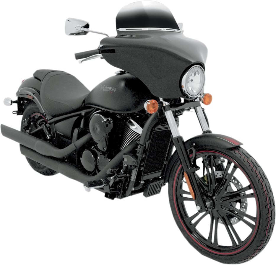 MEMPHIS SHADES メンフィスシェイズ バットウィング式 フェアリング #5 KAWASAKI用【FAIRING MS BATWING KAW [2330-0085]】 VN900C Vulcan Custom 2007 - 2015 VN900C-A Special Edition KAWASAKI カワサキ アッパーカウル・フロントカウル カウル関連 外装｜ウェビック　店