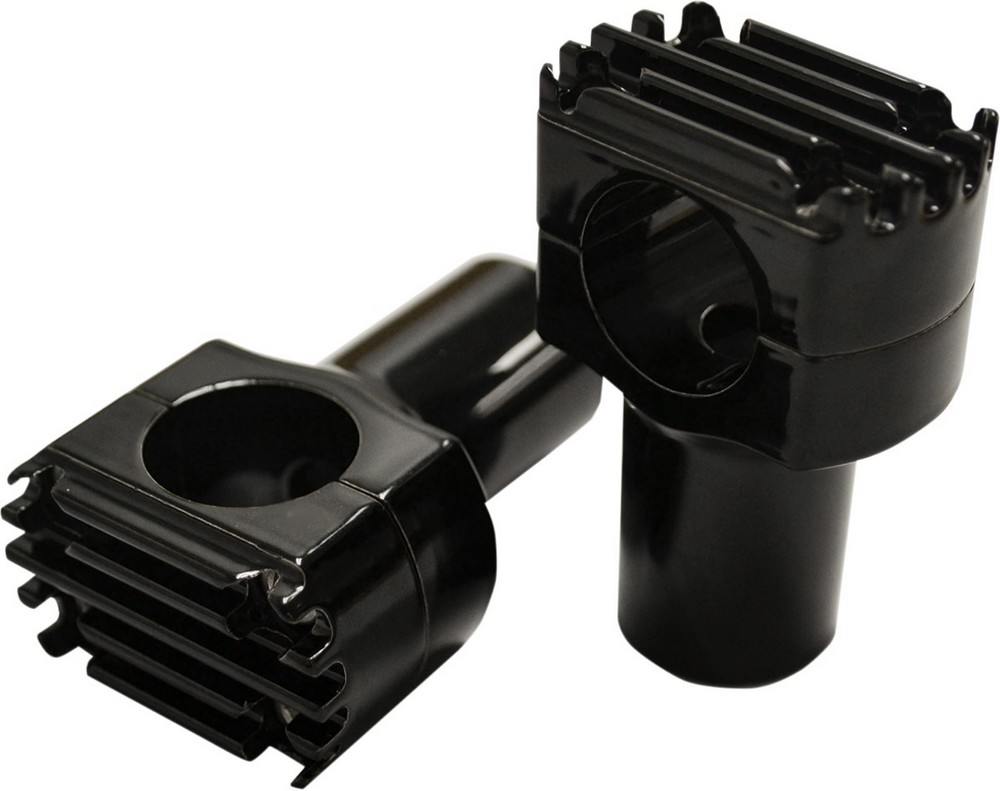 NYC CHOPPERS エヌワイシーチョッパース ライザーグルーヴトール ブラック 【RISERS GROOVE TALL BLK [0602-0680]】 ハンドルポスト・ハンドルライザー ハンドル周辺パーツ ハンドル｜ウェビック　店