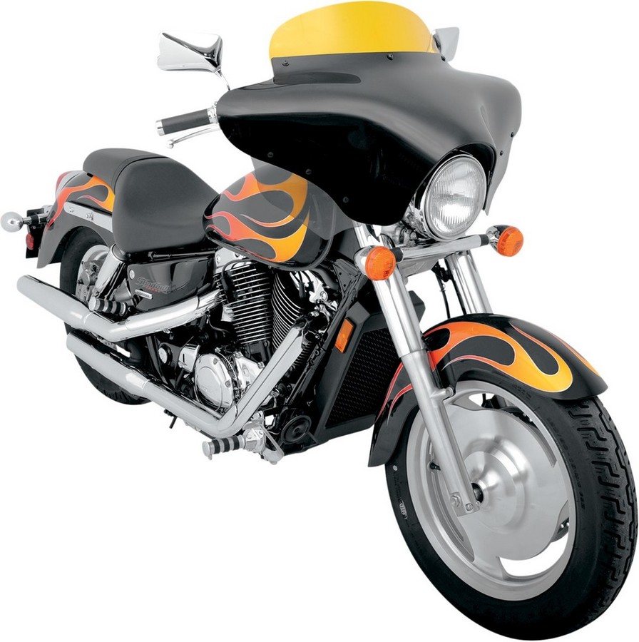 MEMPHIS SHADES メンフィスシェイズ ウィンドシールド MS FAIRING イエロー 5'【SHIELD YEL 5'[2310-0230]】 スクリーン 外装｜ウェビック　店