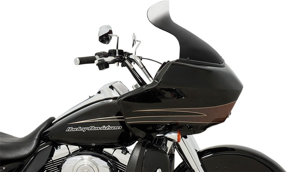 MEMPHIS SHADES メンフィスシェイズ ウインドシールド 04-13 SPOILERモデル 11 ゴースト【SHILD FLTR S GHO [2310-0612]】 Road Glide EFI - 2007 2009 1998 2002 Custom FLTRX 2010 2013 Ultra FLTRU 2011 Glide-Injected FLTR-I 2006 スクリーン 外装｜ウェビック　店