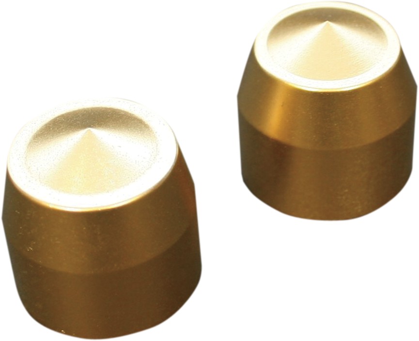 ACCUTRONIX アキュトロニクス アクスルキャップBRS エリート 3/4'【CAPS AXLE BRS ELITE 3/4'[0214-0646]】 HARLEY-DAVIDSON ハーレーダビッドソン その他汎用外装部品・ドレスアップパーツ 外装