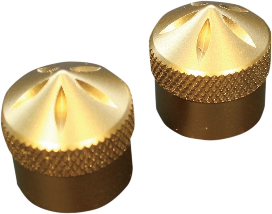 ACCUTRONIX アキュトロニクス アクスルキャップBRS GTHIC 3/4'【CAPS AXLE BRS 3/4'[0214-0647]】 HARLEY-DAVIDSON ハーレーダビッドソン その他汎用外装部品・ドレスアップパーツ 外装｜ウェビック　店