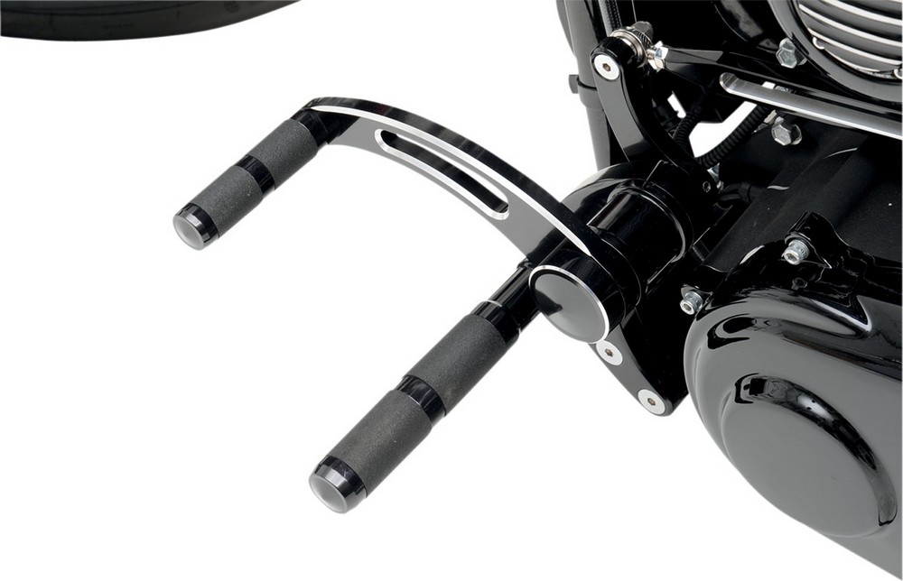 ACCUTRONIX アキュトロニクス フォワードコントロール スロット ブラック 1991-17FXD【FWD CRTL91-17FXD SLOT BLK [1622-0201]】 HARLEY-DAVIDSON ハーレーダビッドソン バックステップ ステップ 足回り｜ウェビック　店