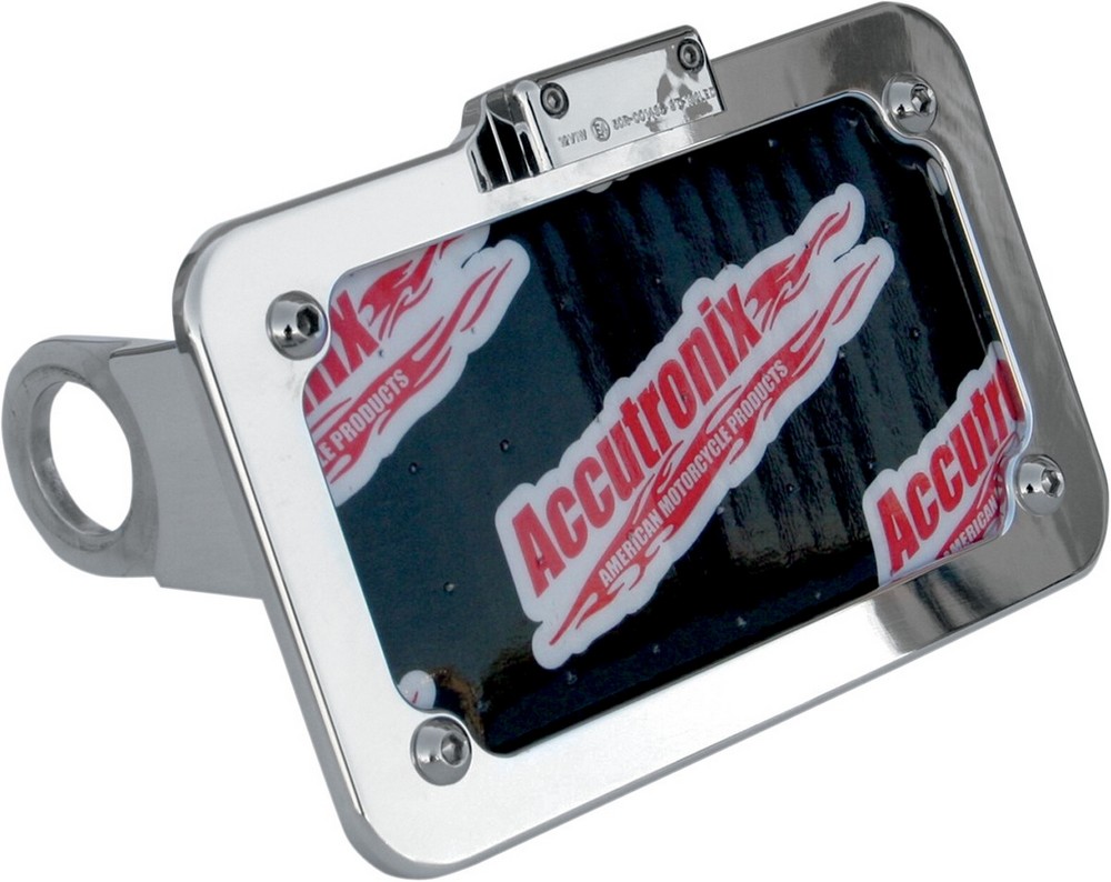 ACCUTRONIX アキュトロニクス ナンバープレートマウント ランプ付き クローム 2005-13XL【MOUNT LP W/LIGHT 5-13XL C [2030-0685]】 HARLEY-DAVIDSON ハーレーダビッドソン サイドナンバーキット 外装｜ウェビック　店 30,109円