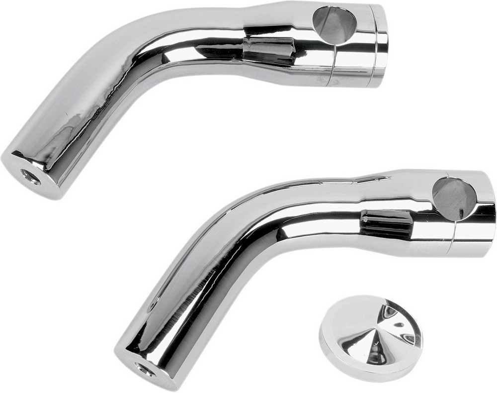 ACCUTRONIX アキュトロニクス 6'プルバックライザー クローム 【6'PULLBACK RISERS CHROME [DS243964]】 ハンドルポスト・ハンドルライザー ハンドル周辺パーツ ハンドル｜ウェビック　店
