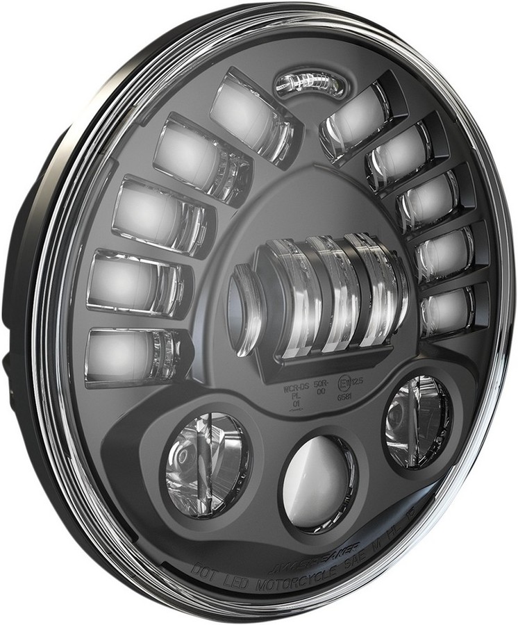 J.W. SPEAKER ジェーダブルスピーカー ヘッドライト 8791 アダプティブ ブラック7' 【HEADLIGHT ADAP BK 7'[2001-1368]】 灯火類 電装系