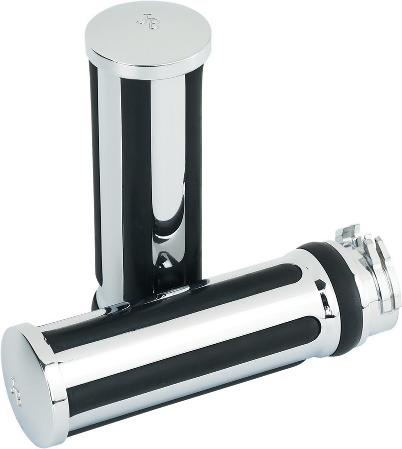 JAY BRAKE ジェイブレーキ クローム ダヴテイルグリップ【CHR DOVETAIL GRIPS [DS-243175]】 HARLEY-DAVIDSON ハーレーダビッドソン グリップ ハンドル｜ウェビック　店